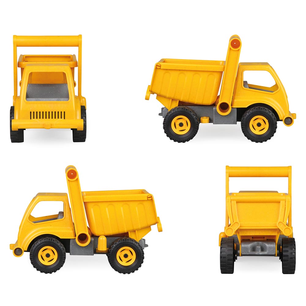 LENA Toy Dump Truck Boxed Eco-Actives Plastic-Wood Compound 27x 21.5x23cm