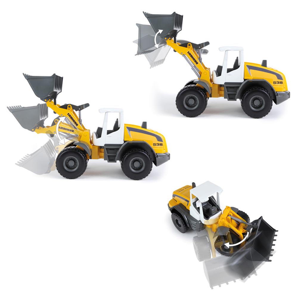 LENA Toy Wheel Loader XL WORXX Liebherr L538 Litronic Replica