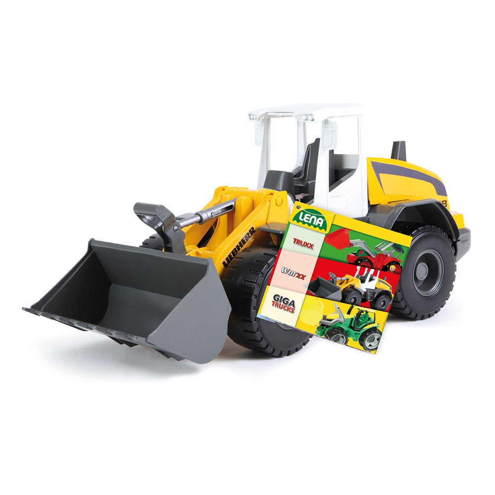 LENA Toy Wheel Loader XL WORXX Liebherr L538 Litronic Replica