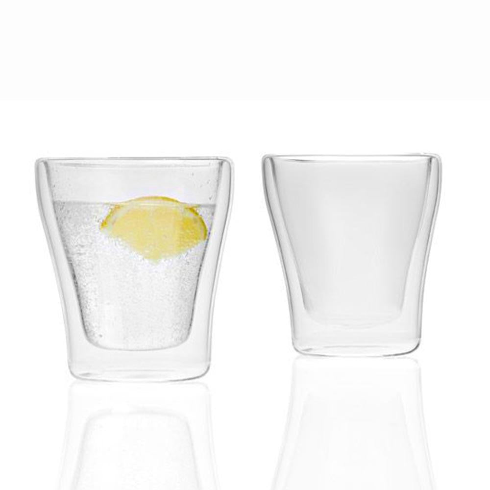 Leonardo Tumbler Double-Walled Glass Handmade Duo 250ml – Set of 2