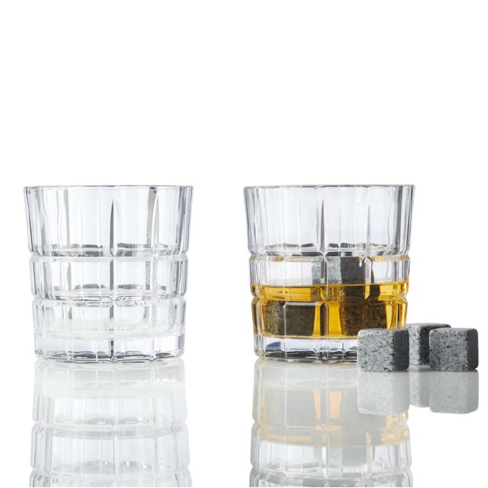 Leonardo Set of 2 Whisky Glasses with 8 Ceramic Stones SPIRITII