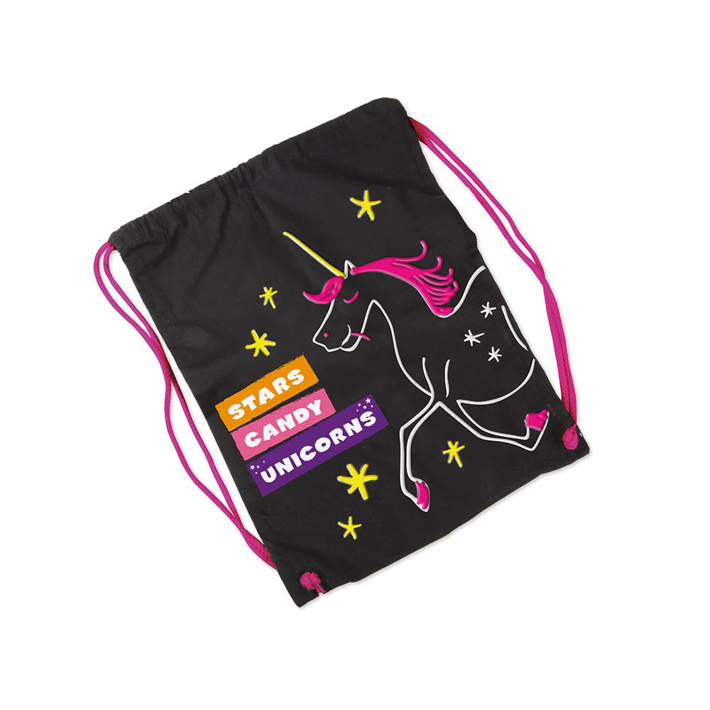 LENA DIY Unicorn Drawstring Backpack: Arts & Crafts Design Your Own Bag