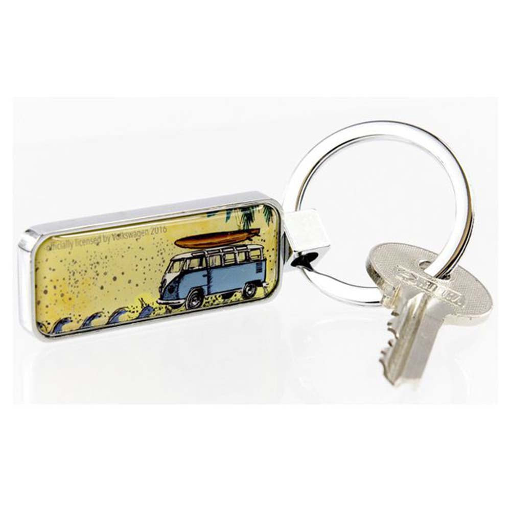 Demo - TROIKA Keyring with Volkswagen Combi Design FREEDOM 2 Sided