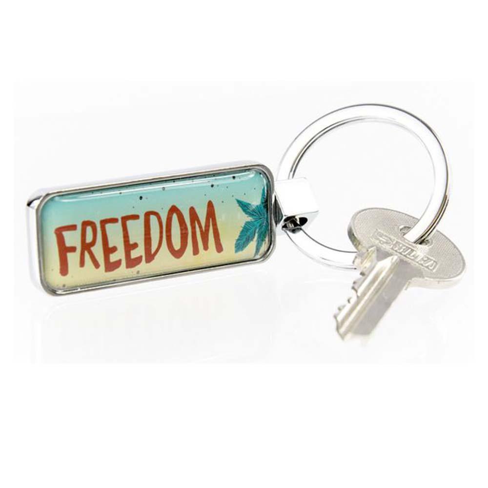 Demo - TROIKA Keyring with Volkswagen Combi Design FREEDOM 2 Sided