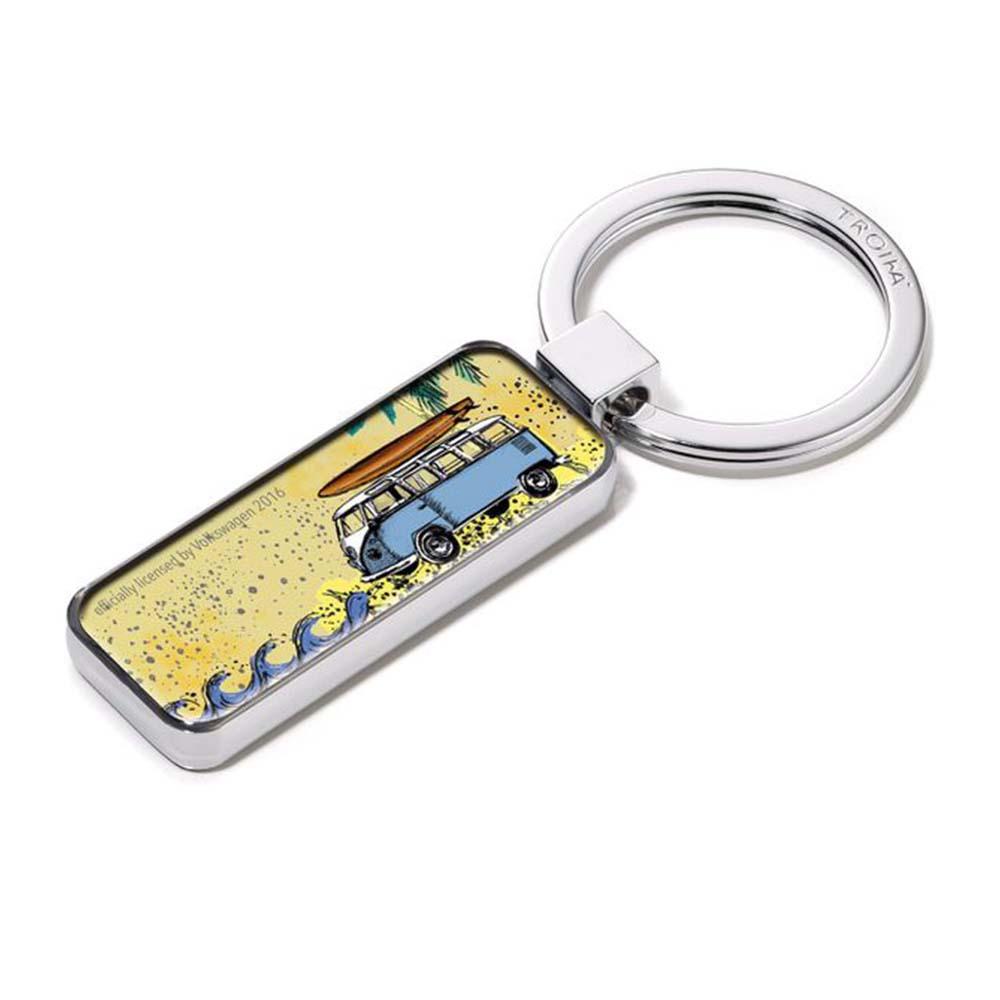 Demo - TROIKA Keyring with Volkswagen Combi Design FREEDOM 2 Sided