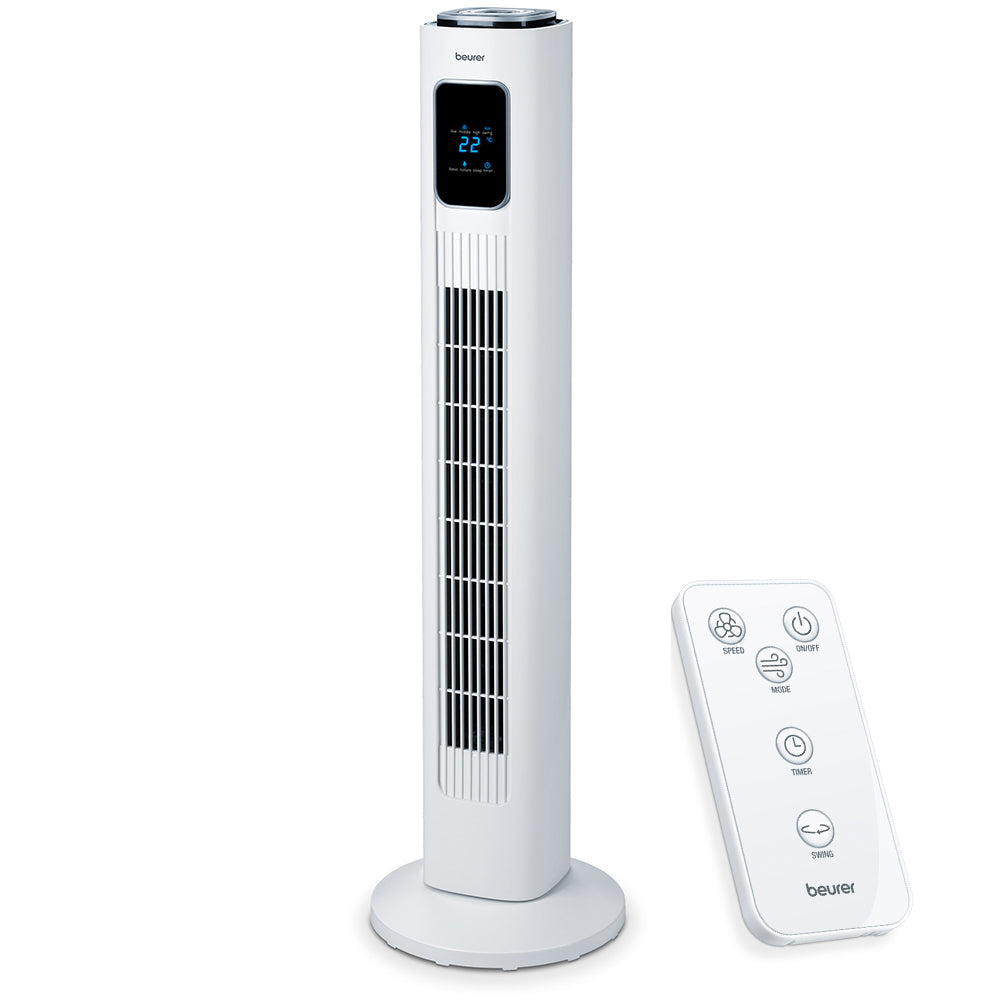 Demo - Beurer LV 200 Tower Fan with Swirling Air Flow - White