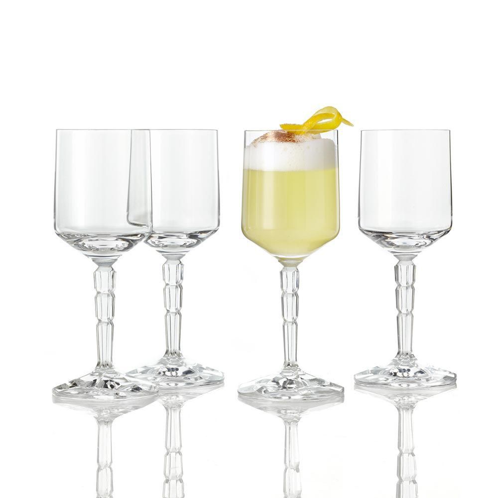 Leonardo Cocktail Glass Faceted 180ml Spiritii: Teqton Glass Set of 6