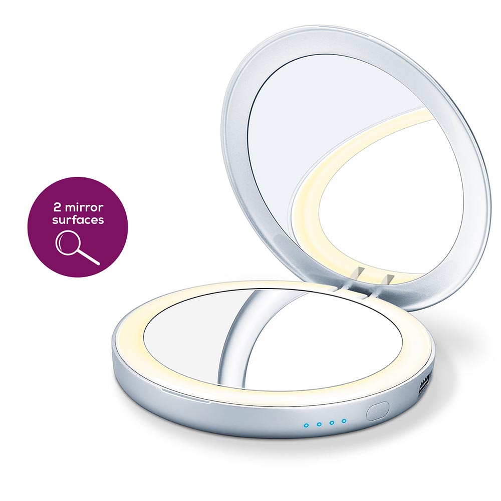 Demo - Beurer BS 39 LED Cosmetic Mirror With Powerbank