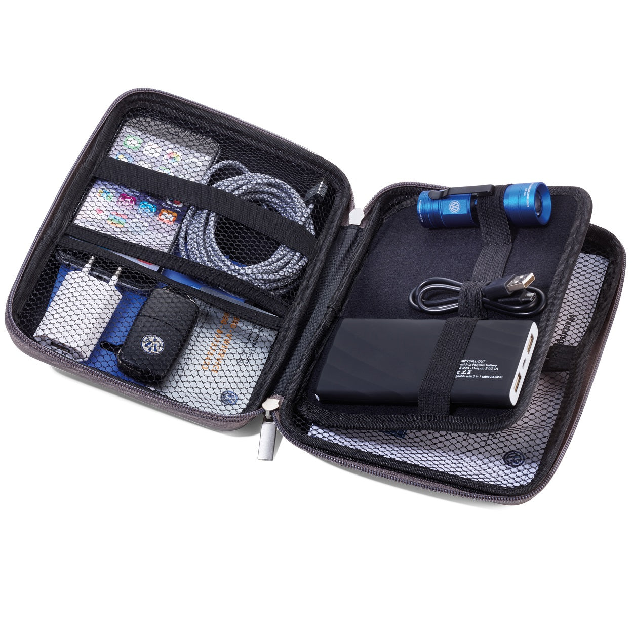 Demo - TROIKA Organiser Case for Car Documents and Supplies VW TRAVEL CASE