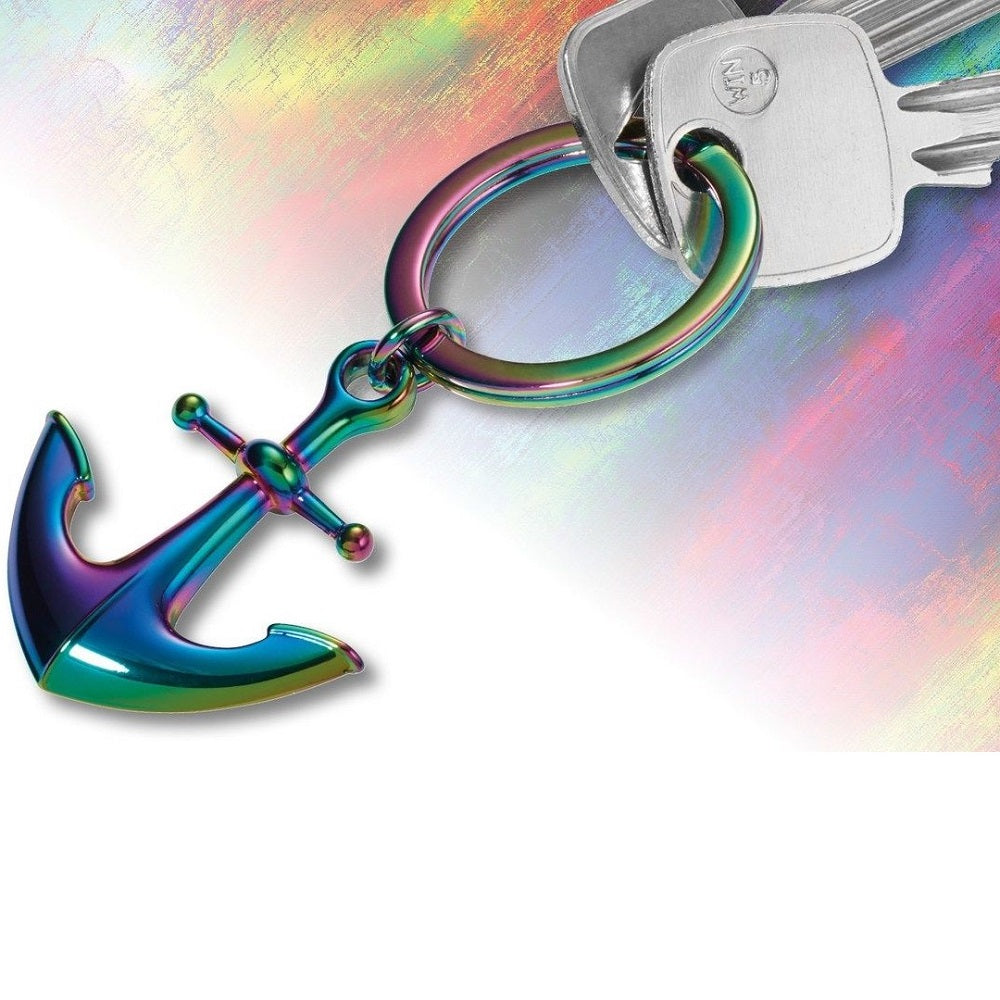 TROIKA Keyring ANCHOR – Iridescent Colours