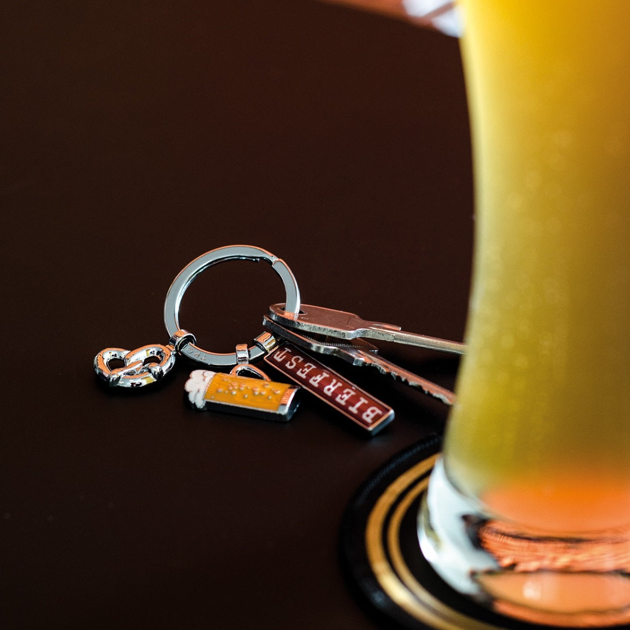 Demo - TROIKA Keychain with 3 Charms BEERFEST