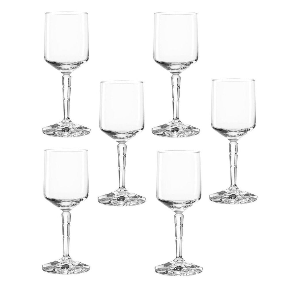 Leonardo Cocktail Glass Faceted 180ml Spiritii: Teqton Glass Set of 6