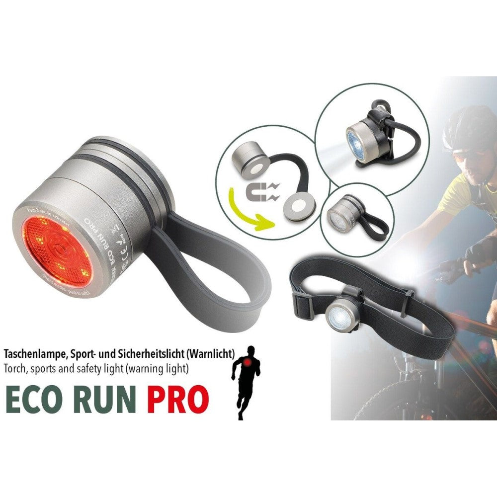 Demo - TROIKA Rechargeable LED Safety Torch for the Outdoors ECO RUN PRO + MAGNET